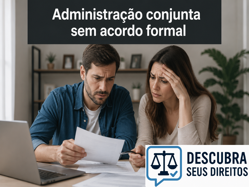 Administração conjunta sem acordo formal pode gerar conflitos?