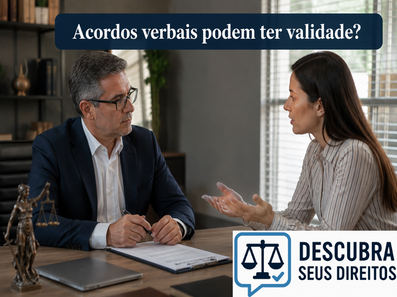 Acordos verbais podem ter validade?