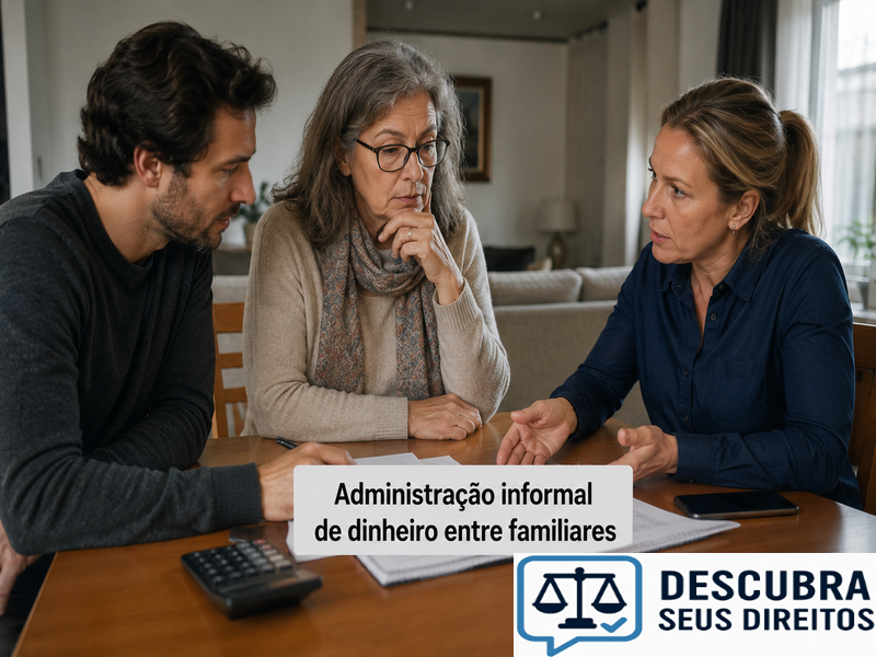 Administração informal de dinheiro entre familiares pode gerar conflitos jurídicos?