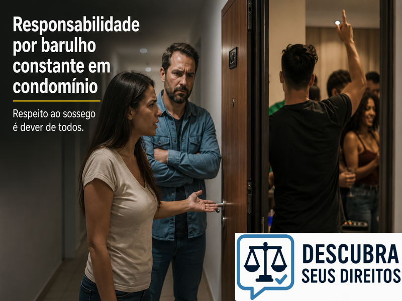 Responsabilidade por barulho constante em condomínio pode gerar consequências jurídicas?