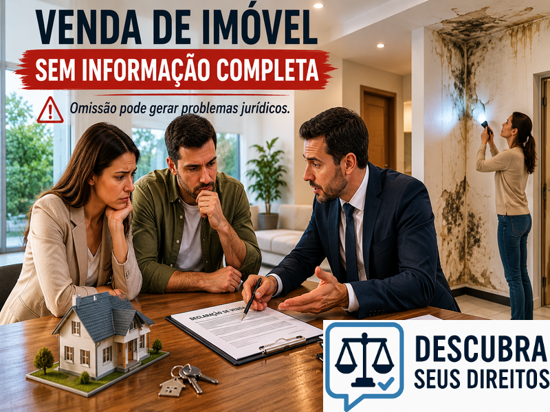 Venda de imóvel sem informação completa pode gerar responsabilização?