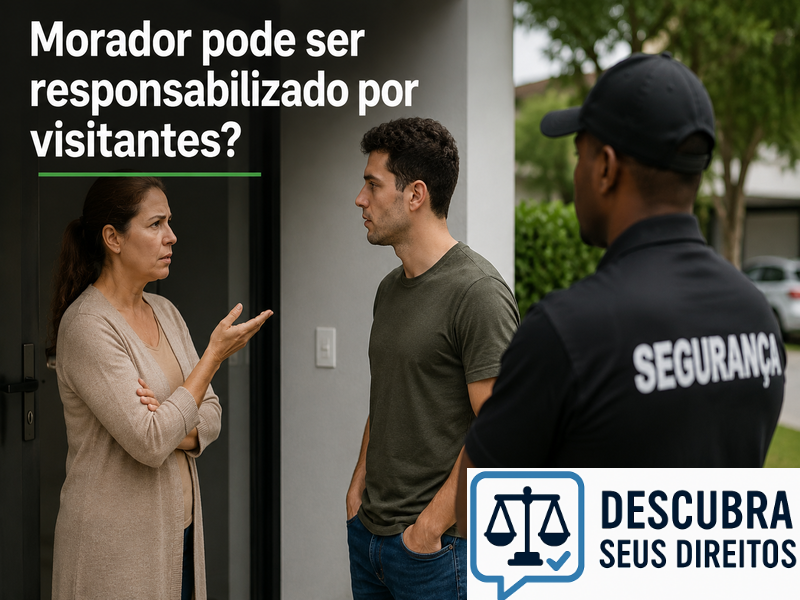 Morador pode ser responsabilizado por atos de visitantes?