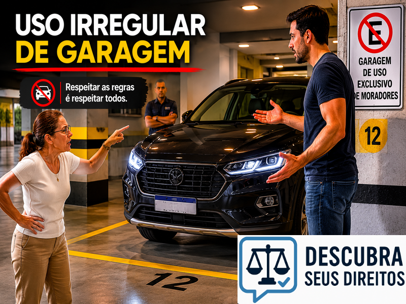 Uso irregular de garagem em condomínio pode gerar responsabilização?