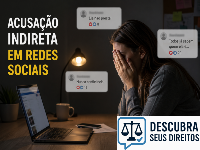 Acusação indireta em redes sociais pode gerar responsabilidade jurídica?