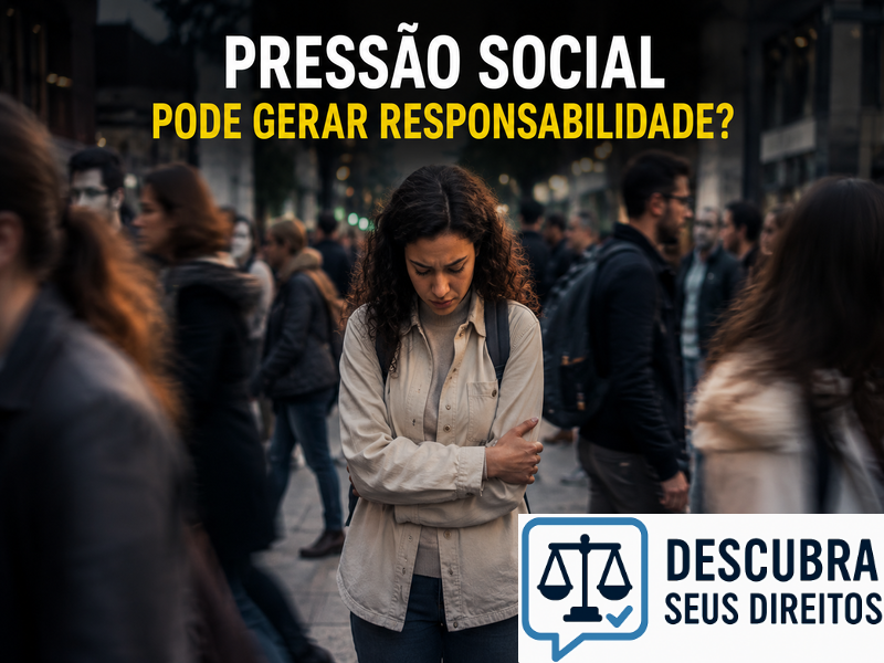 Pressão social pode gerar responsabilidade jurídica?