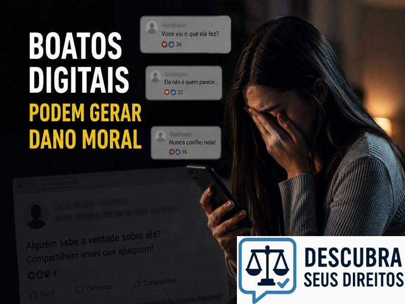 Boatos digitais podem gerar dano moral?