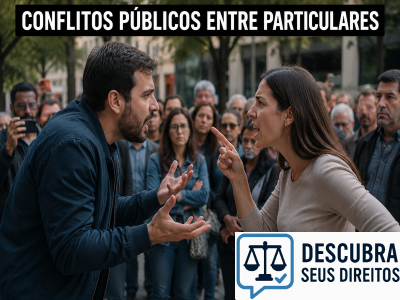 Conflitos públicos entre particulares podem gerar responsabilidade jurídica?