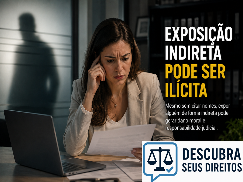 Exposição indireta pode ser ilícita?