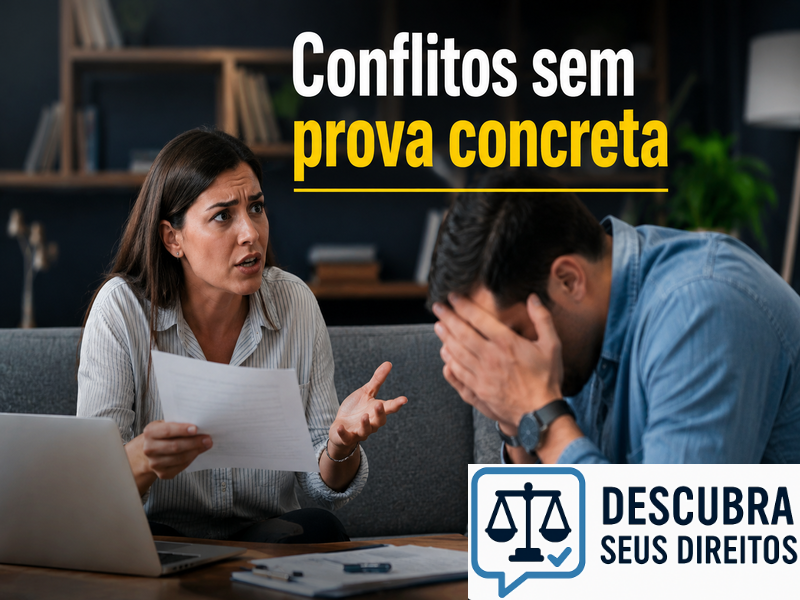 Conflitos sem prova concreta podem gerar responsabilidade jurídica?