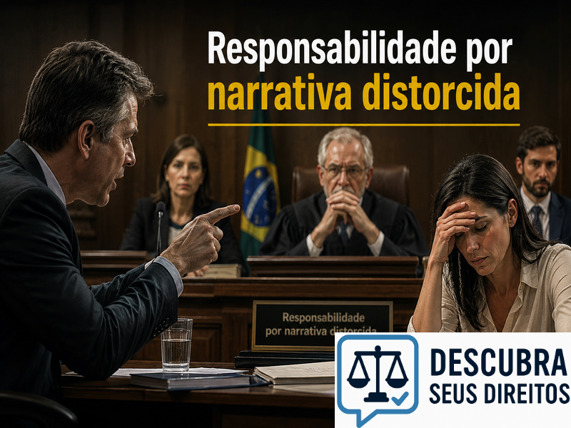 Responsabilidade por narrativa distorcida pode gerar responsabilidade jurídica?