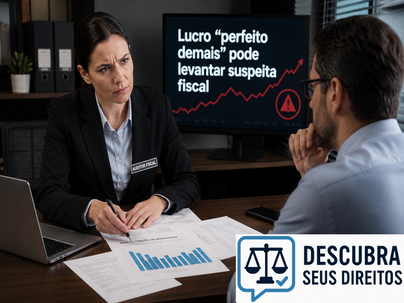 Lucro “perfeito demais” pode levantar suspeita fiscal