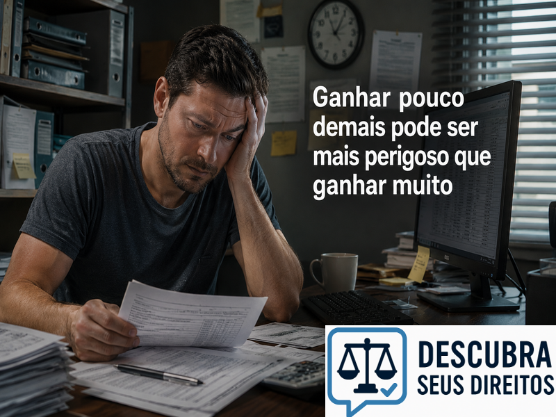 Ganhar pouco demais pode ser mais perigoso que ganhar muito