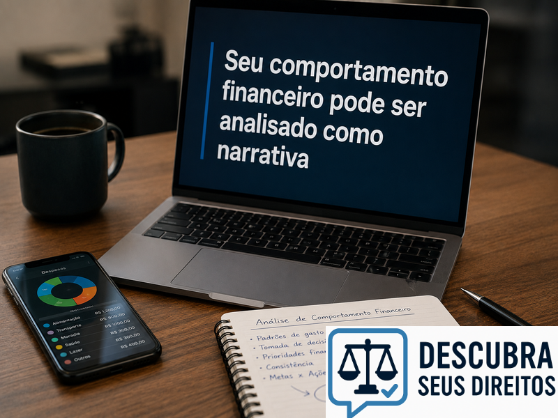 Seu comportamento financeiro pode ser analisado como narrativa