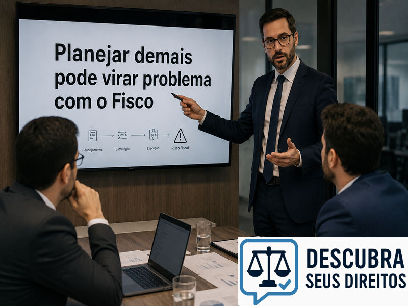 Planejar demais pode virar problema com o Fisco