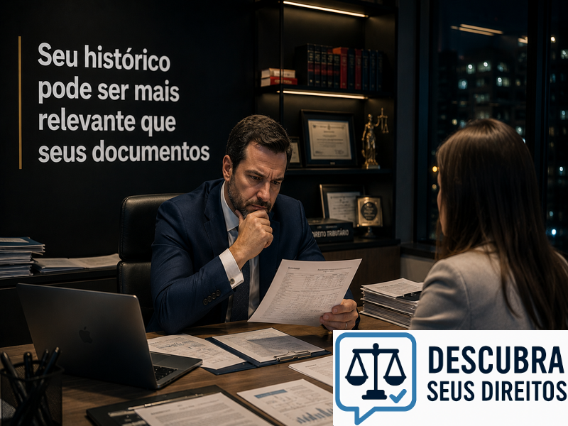 Seu histórico pode ser mais relevante que seus documentos