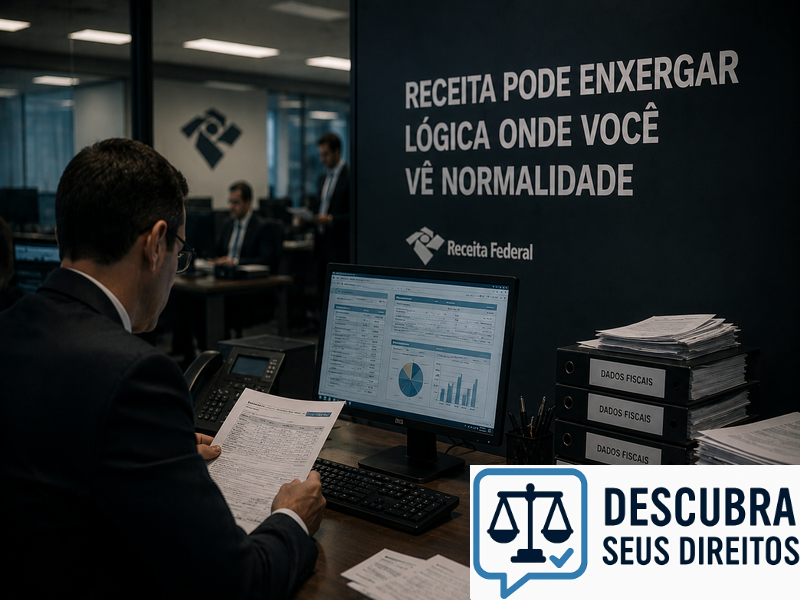 Receita pode enxergar lógica onde você vê normalidade