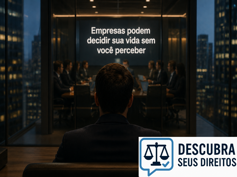 Empresas podem decidir sua vida sem você perceber