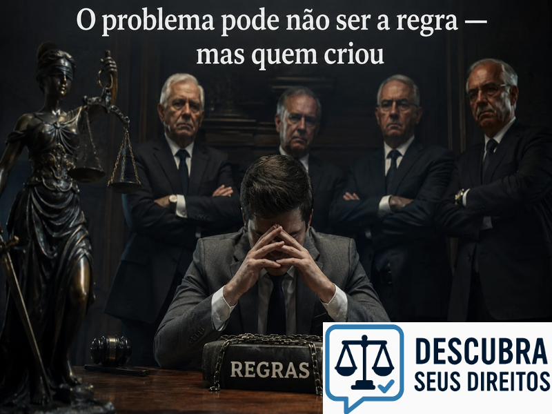 O problema pode não ser a regra — mas quem criou
