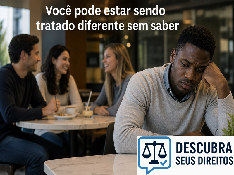 Você pode estar sendo tratado diferente sem saber