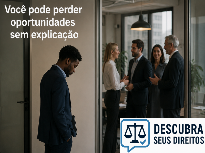 Você pode perder oportunidades sem explicação