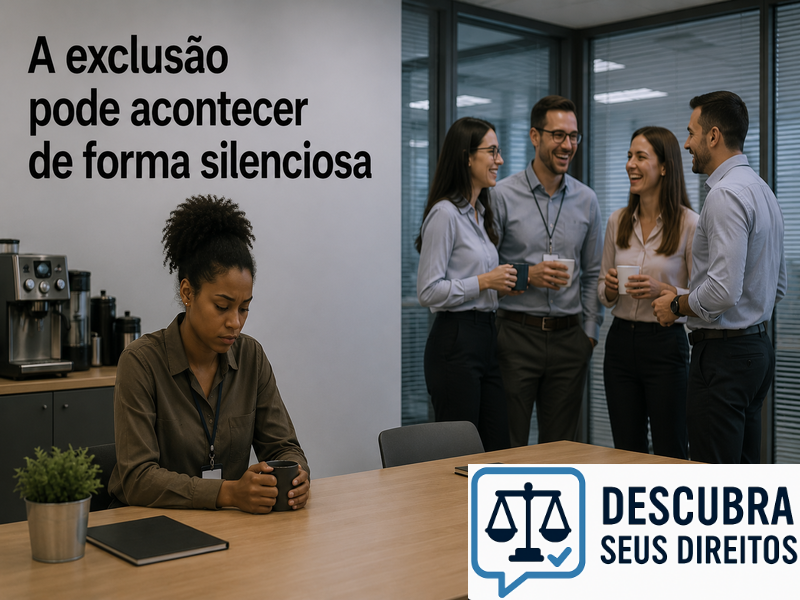 A exclusão pode acontecer de forma silenciosa