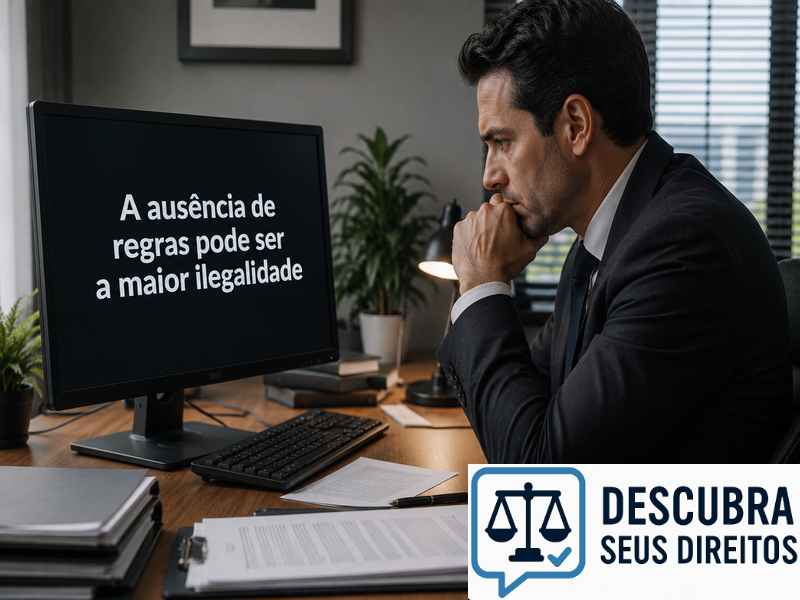 A ausência de regras pode ser a maior ilegalidade