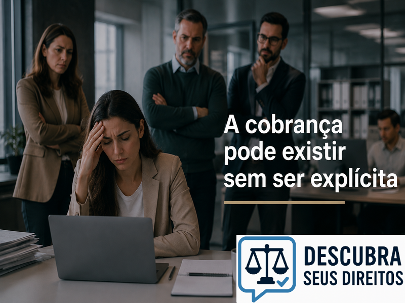 A cobrança pode existir sem ser explícita