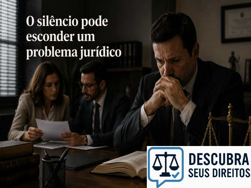 O silêncio pode esconder um problema jurídico