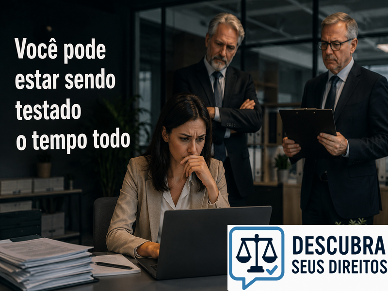 Você pode estar sendo testado o tempo todo
