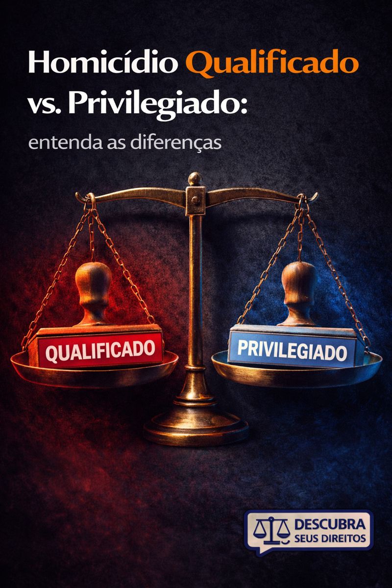 Homicídio qualificado vs. privilegiado: entenda as diferenças