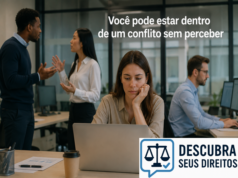 Você pode estar dentro de um conflito sem perceber