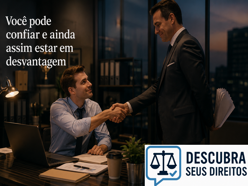 Você pode confiar e ainda assim estar em desvantagem