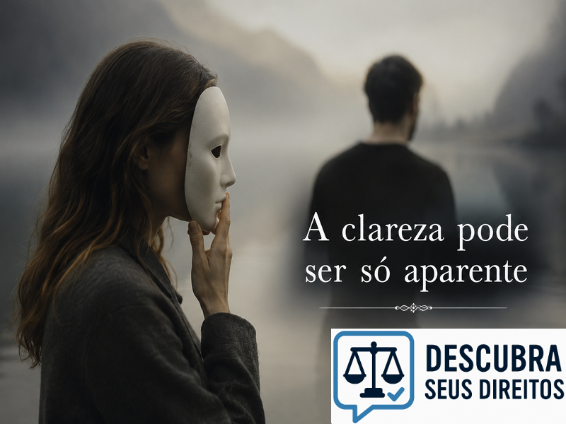 A clareza pode ser só aparente
