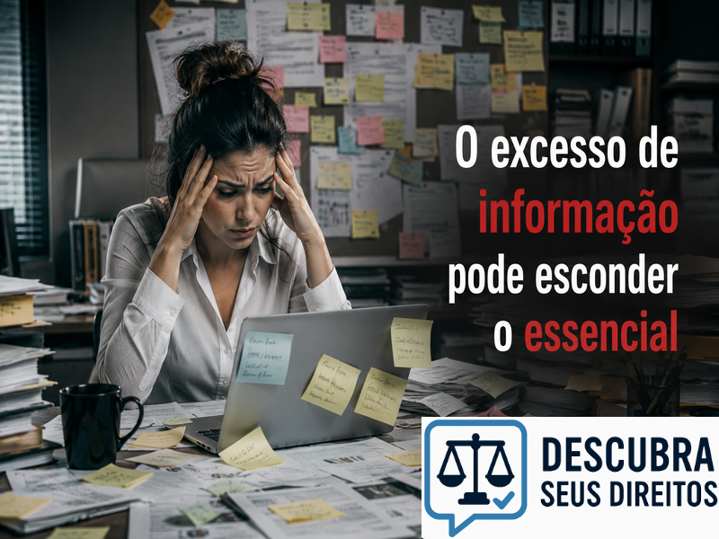 O excesso de informação pode esconder o essencial