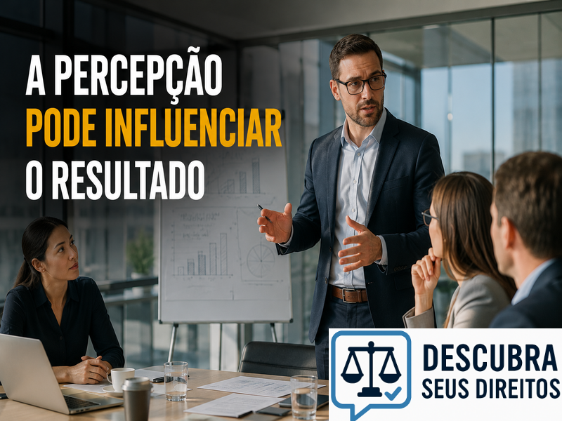 A percepção pode influenciar o resultado
