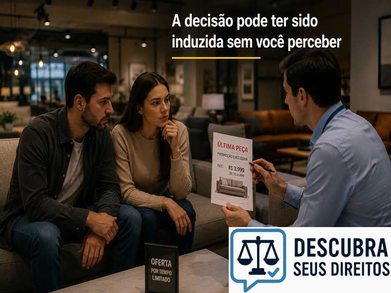 A decisão pode ter sido induzida sem você perceber