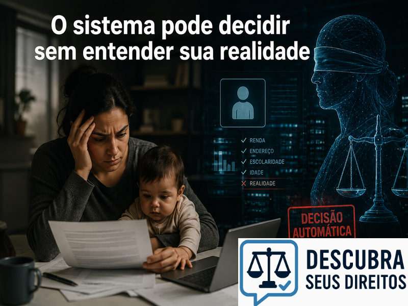 O sistema pode decidir sem entender sua realidade