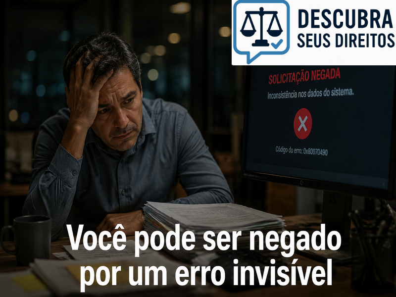 Você pode ser negado por um erro invisível