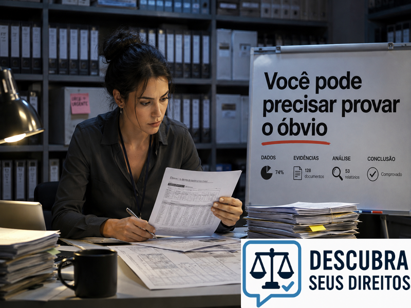 Você pode precisar provar o óbvio