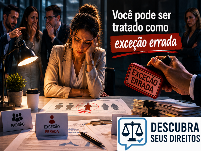 Você pode ser tratado como exceção errada
