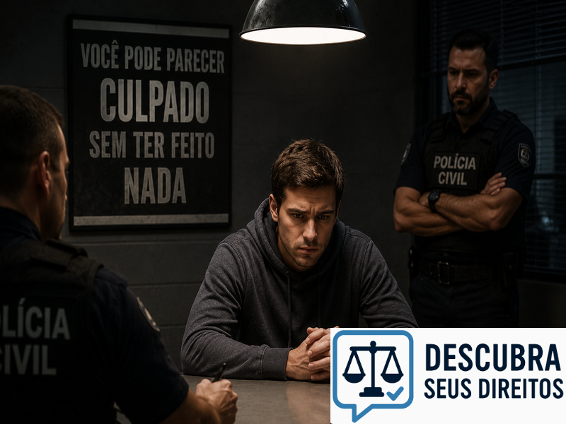 Você pode parecer culpado sem ter feito nada