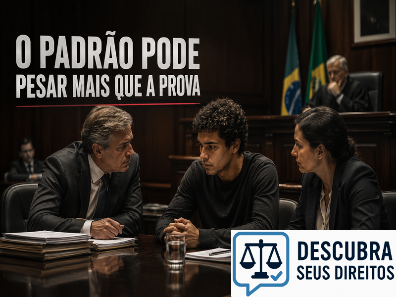 O padrão pode pesar mais que a prova