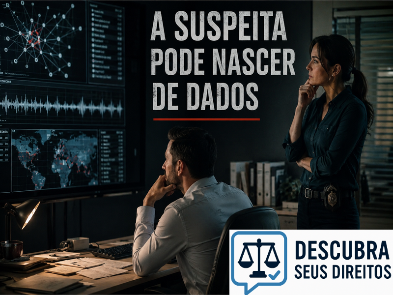 A suspeita pode nascer de dados