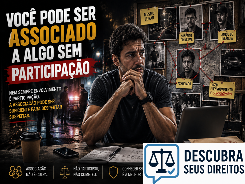Você pode ser associado a algo sem participação