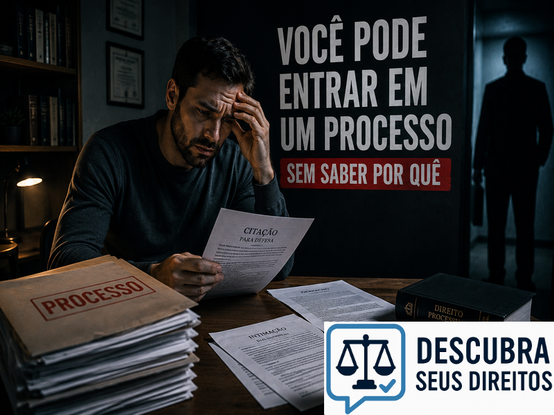 Você pode entrar em um processo sem saber por quê