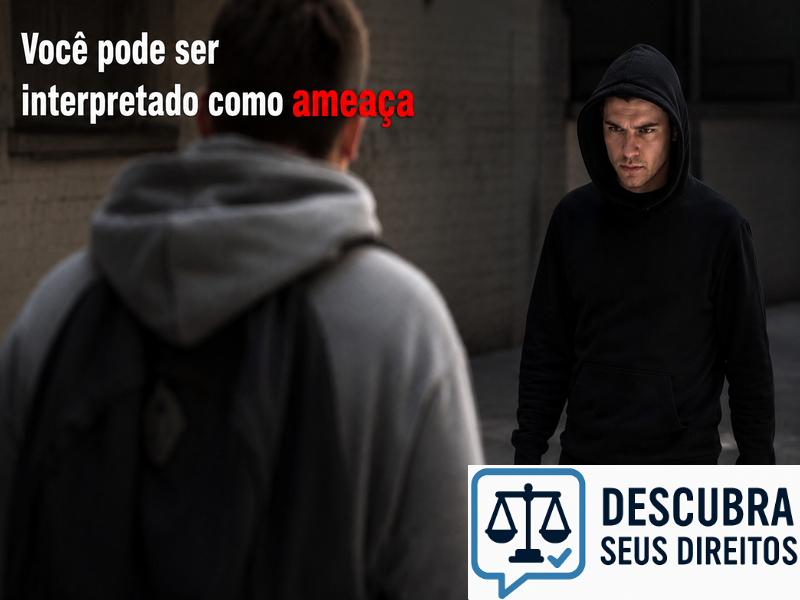 Você pode ser interpretado como ameaça