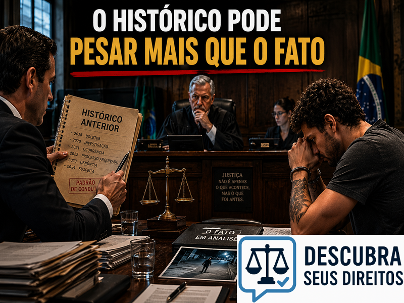 O histórico pode pesar mais que o fato