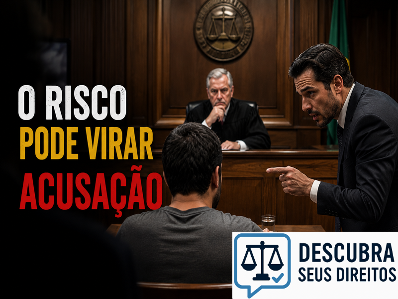 O risco pode virar acusação