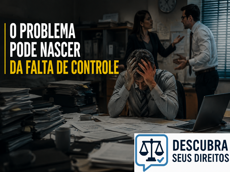 O problema pode nascer da falta de controle