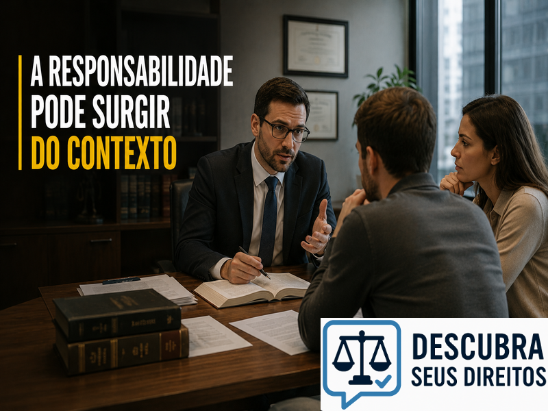 A responsabilidade pode surgir do contexto